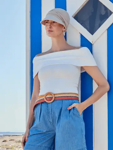 SOLANA SUN CAP SANDSTONE