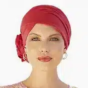 ZURI TURBAN - Lipstick Red