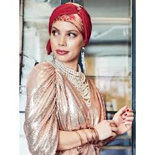 SIENNA BOHO TURBAN - ORIENTAL RED