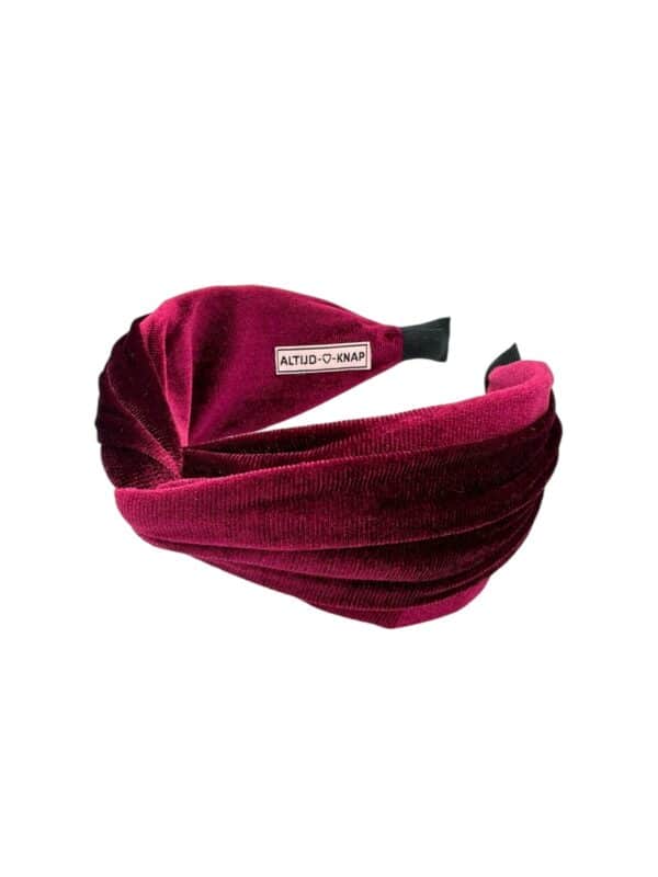 Diadeem Breed Velvet Fuchsia