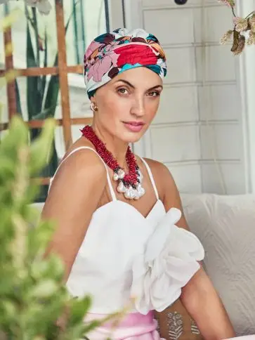 SAPPHIRE BOHO TURBAN